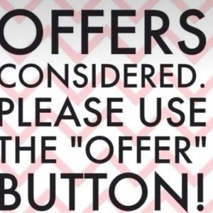 If you like an item make me a reasonable offer